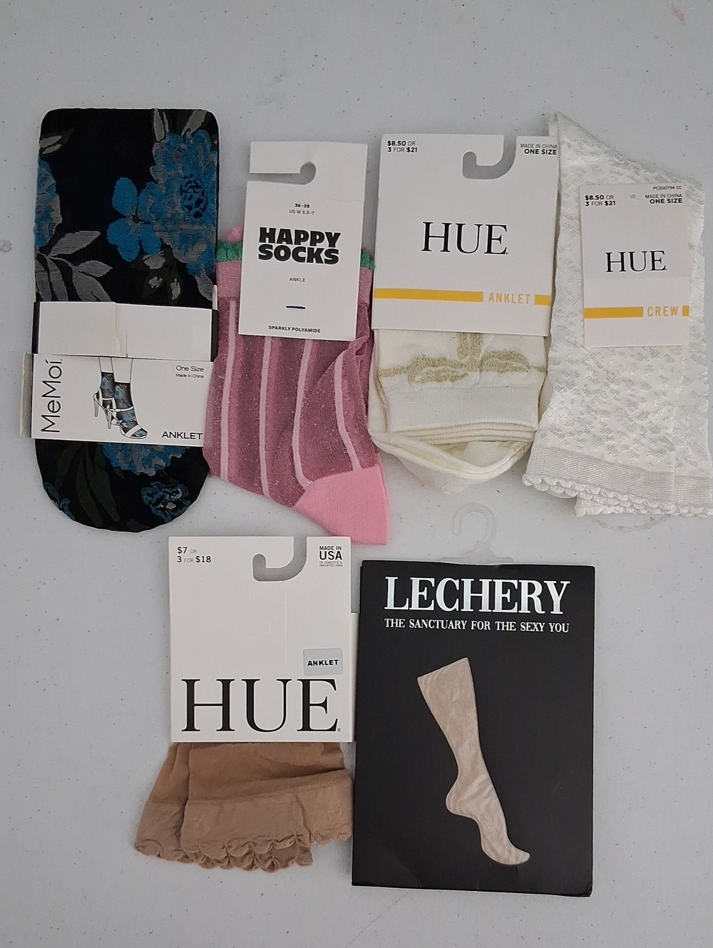 Super Bundle Women's Assorted Socks 6pairs